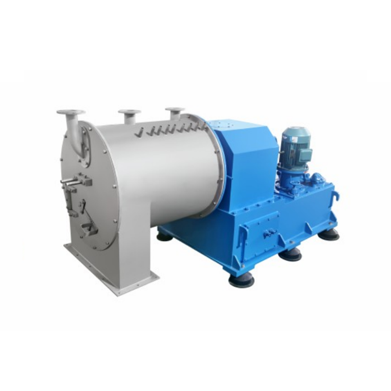  Horizontal piston pusher centrifuge