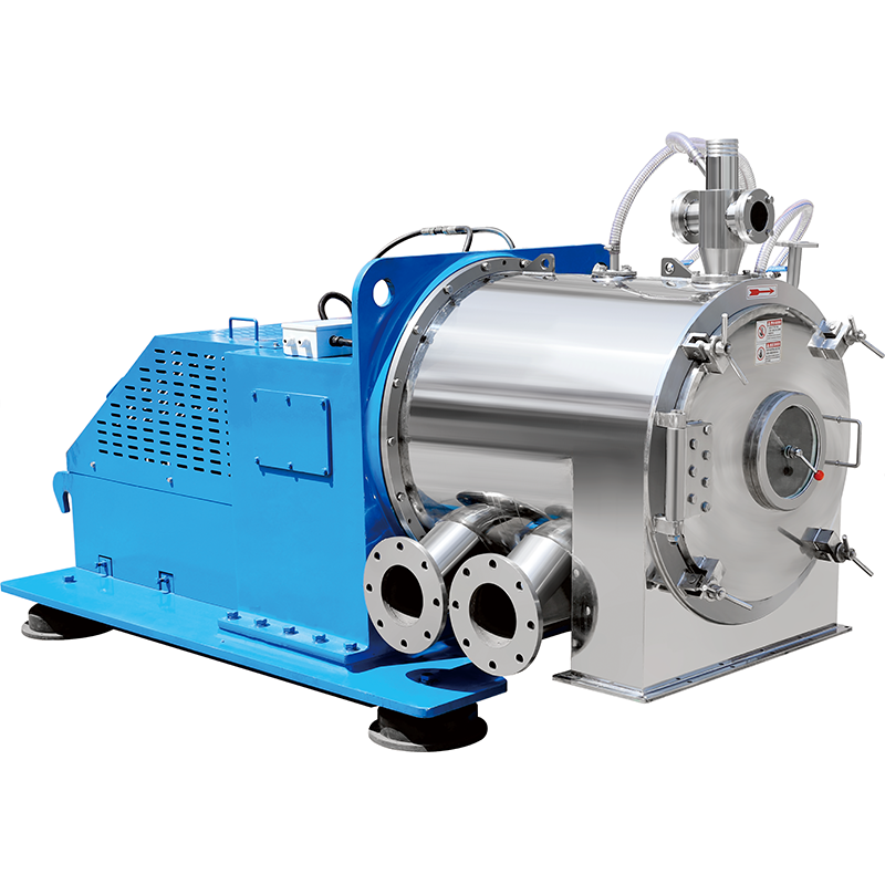  Horizontal screw concentration filtration centrifuge