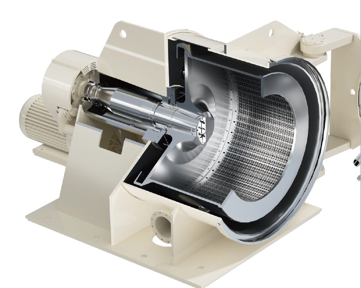 GK fully automatic horizontal scraper discharge centrifuge